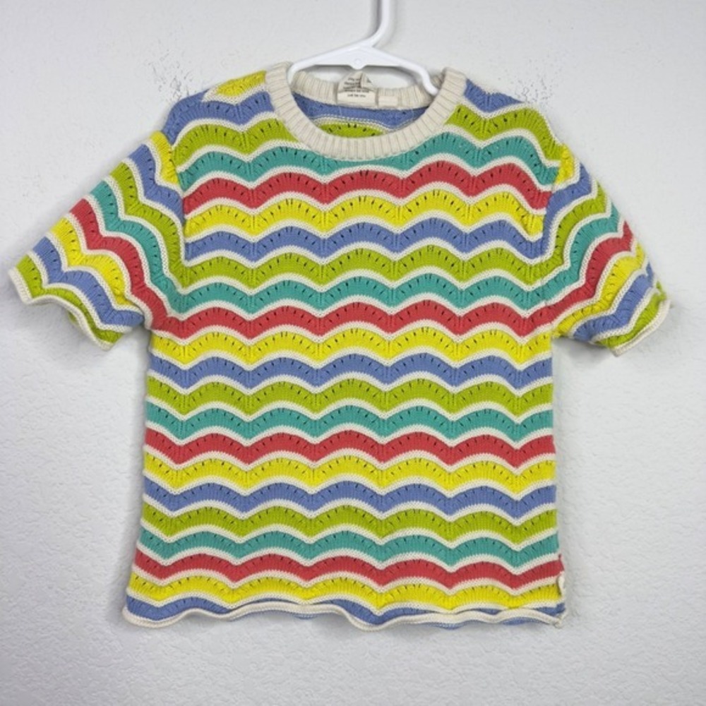 Little Bird by Jools Oliver 2PC‎ Sweater Set Girls 7-8 Colorful Knit Whimsical